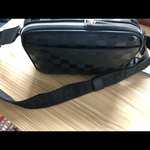 NWT Karl Lagerfeld Maybelle crossbody bag Choupette Black on Black 9X6X3 - Picture 7 of 8